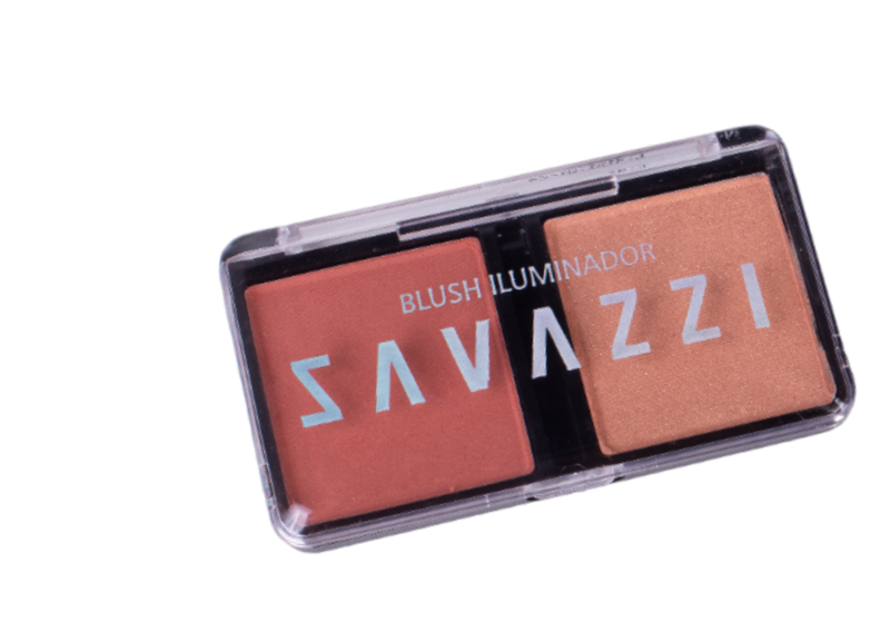 ✨ Duo Blush e Iluminador Savazzi: Realce sua Beleza Natural com Brilho e Cor! ✨