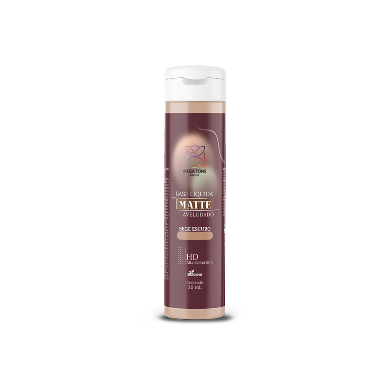 ✨ Base Líquida Mega Tons: Pele Uniforme, Natural e Radiante! ✨