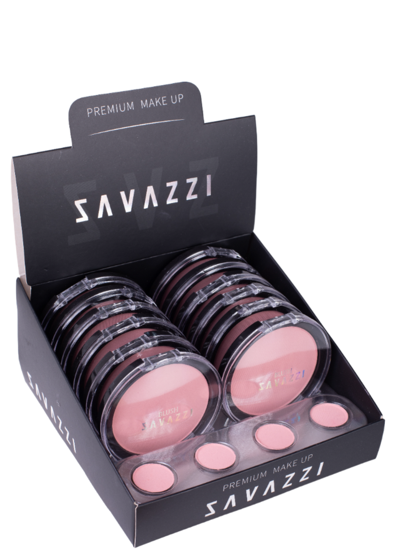 Display 12 unidades Blush Savazzi 9G – Confiança, Beleza e Qualidade em Cada Detalhe