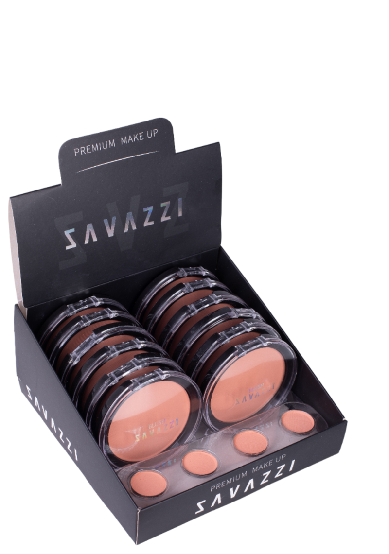 Display 12 unidades Blush Savazzi 9G – Confiança, Beleza e Qualidade em Cada Detalhe