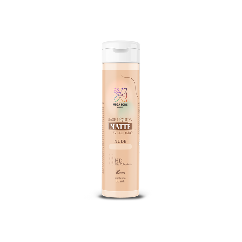 ✨ Base Líquida Mega Tons: Pele Uniforme, Natural e Radiante! ✨