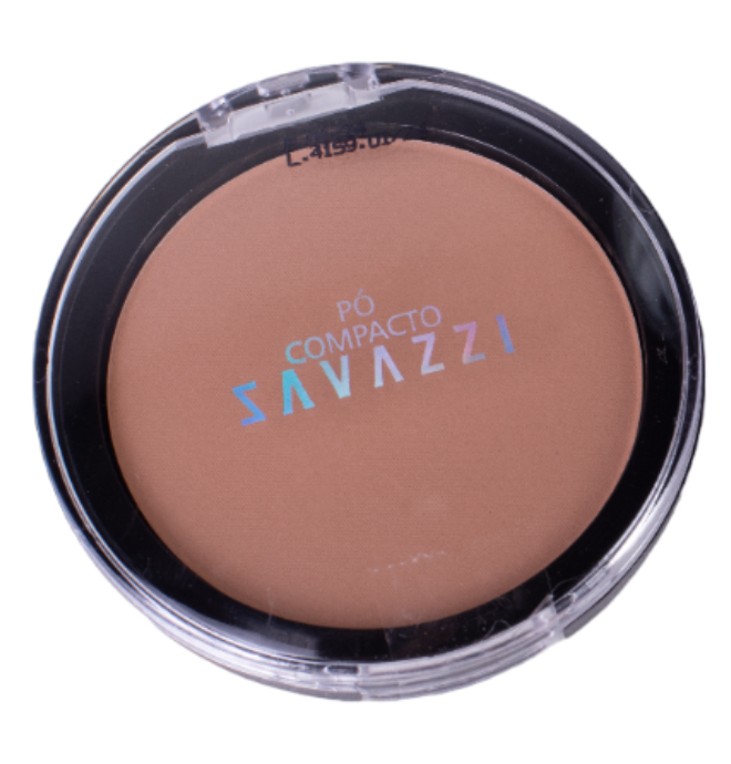 ✨ Display 12 unidades Pó Compacto Savazzi: Acabamento Natural, Controle de Oleosidade e Pele Impecável!