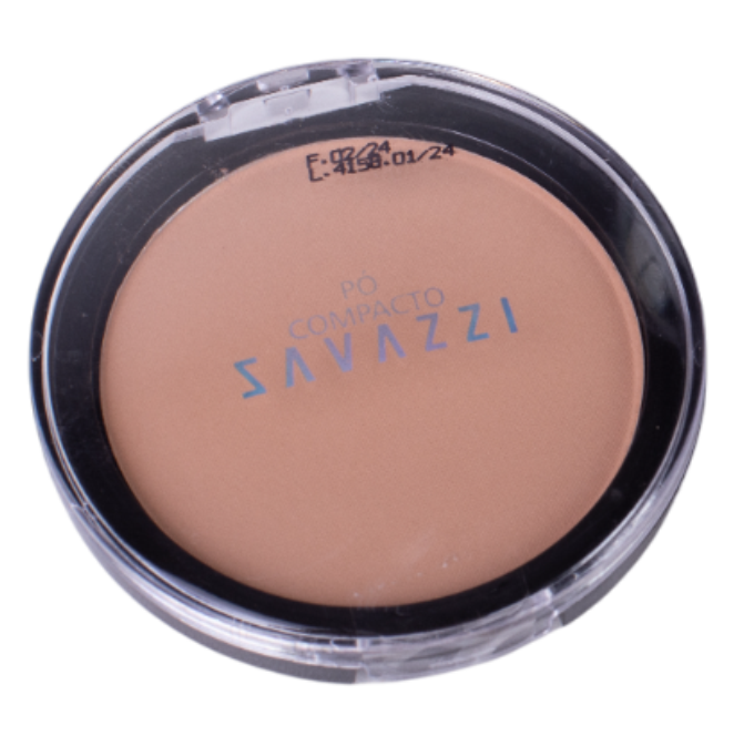 ✨ Display 12 unidades Pó Compacto Savazzi: Acabamento Natural, Controle de Oleosidade e Pele Impecável!