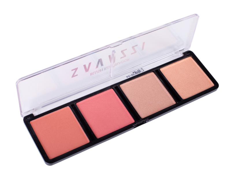 ✨ Display 12 unidade Quarteto Blush Imuminador Savazzi: Versatilidade e Perfeição para sua Maquiagem! ✨